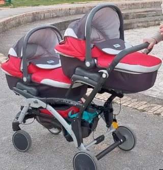 Passeggino CAM Pulsar Twin Rosso