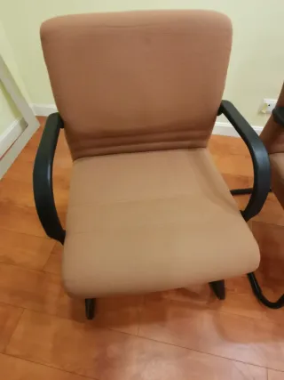 Pareja de sillones / sillas de oficina o sala