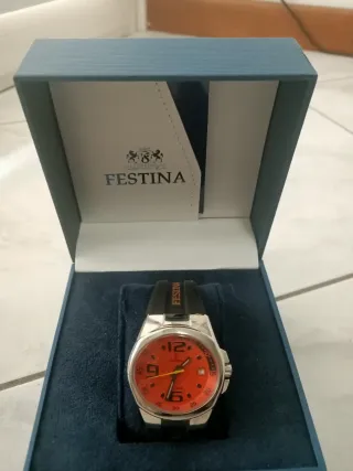 Orologio Festina Arancione e Nero