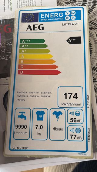 Lavadora AEG 6000 Series Lavamat