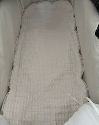 Saco capazo rosa tejido