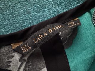 Blusa Zara Estampada Flores Talla S