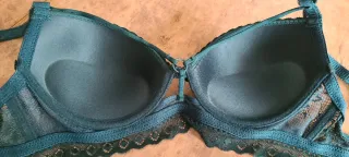 Sujetador verde encaje