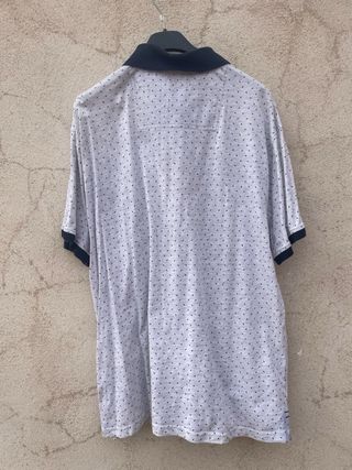 Polo Losan Blanco y Azul