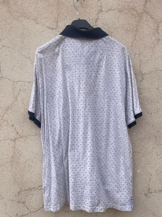 Polo Losan Blanco y Azul