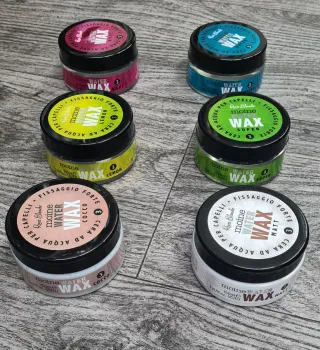 6 pz Cera Ad Acqua Capelli Fissaggio Forte 150Ml R