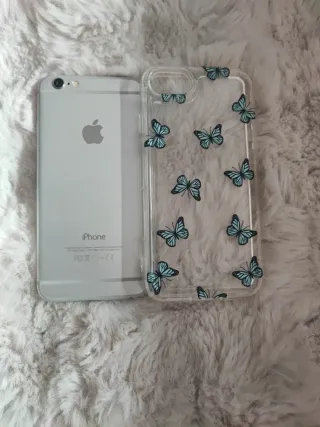 Funda iPhone Mariposas Transparente