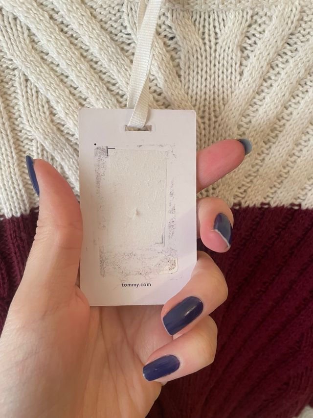 Jersey Tommy Hilfiger Burdeos Rayas