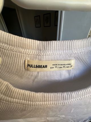 Top blanco Pull&Bear M