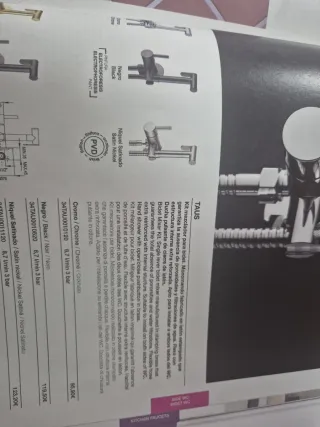 Kit mezclador agua fría y caliente