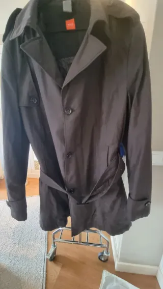 Gabardina Hugo Boss Marrón Talla XL