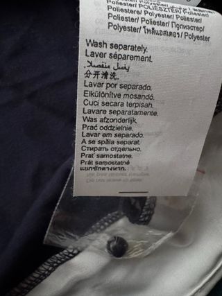 Blusa Camaieu azul y blanca