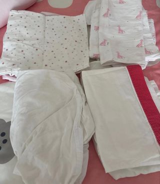 Juego Sábanas Cuna Estrellas y Jirafas