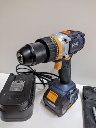 Taladro Atornillador 18V GMC + Batería 4Ah