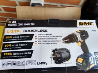 Taladro Atornillador 18V GMC + Batería 4Ah