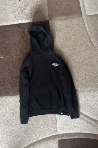 Sudadera negra STWD Studios oversize con estampado