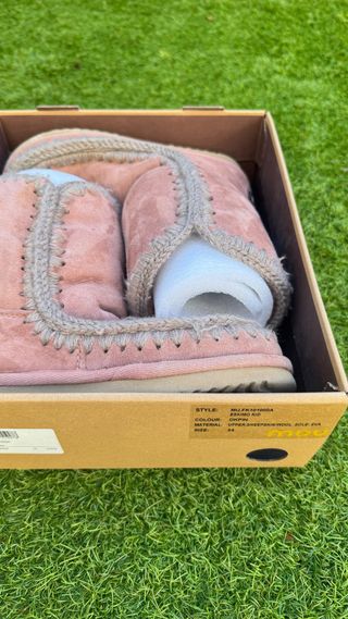 Botas MOU T34 rosa - originales en caja