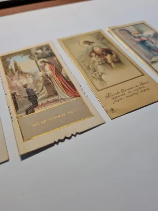 Lote de 4 estampas Religiosas Jesucristo