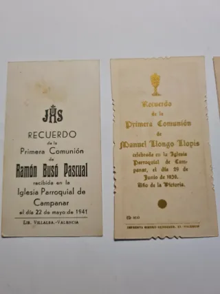 Lote de 4 estampas Religiosas Jesucristo