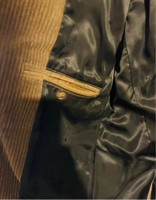 Americana de pana hombre