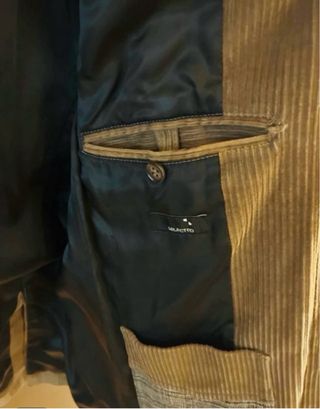 Americana de pana hombre