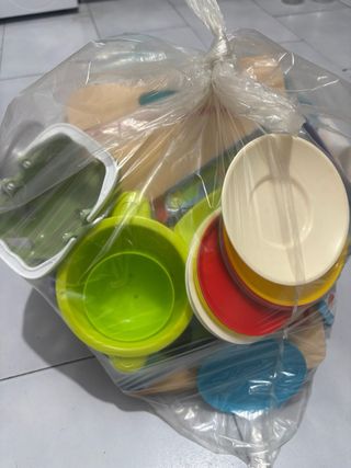 Cocinita de madera Lidel con accesorios