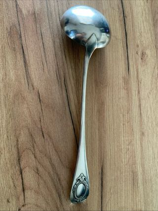 Mestolo Christofle antico in metallo argentato