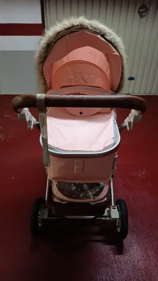 Capazo rosa precioso