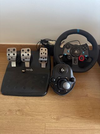 Volante, Pedales y Cambio Logitech PS5/PC/PS4