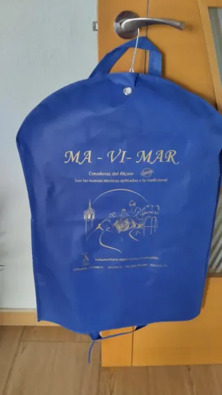 Traje de Fallera naranja