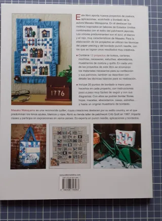 Patchwork y bordado con Masako Wakayama: 12 pro...