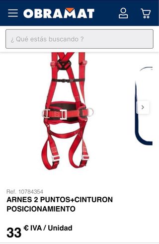 Casco, Arnés y Absorbedor Trabajo Altura