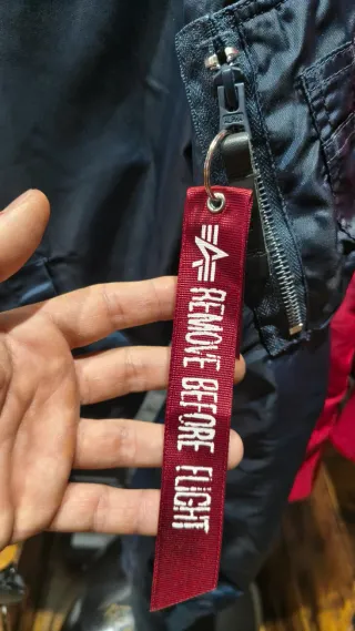 Chaqueta Alpha MA-1 Zip Hood Backprint