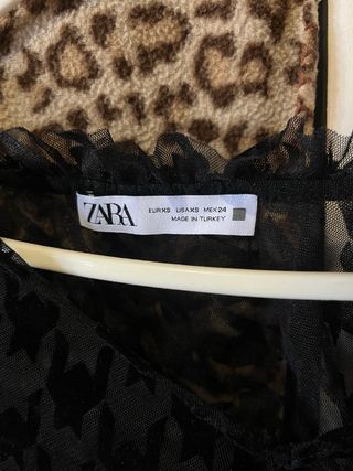 Blusa ZARA Negra Talla M