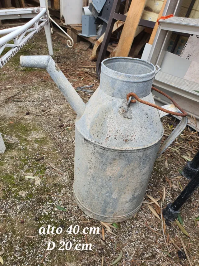 Bidón Galvanizado Antiguo
