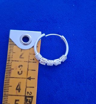 Pendientes Aro Plata Ley