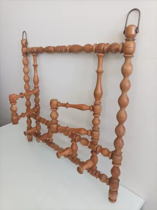 Perchero Antiguo Estilo Eduardiano Madera