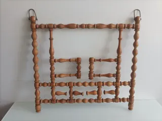 Perchero Antiguo Estilo Eduardiano Madera