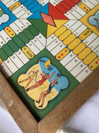PARCHÍS ANTIGUO AÑOS 50 ESPAÑA vintage deportes