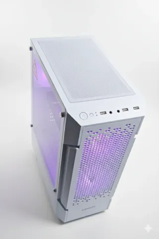 PC Gaming Ryzen 5 5500 16gb ddr4 GTX 1070 8GB Blan