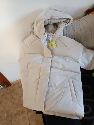 Chaqueta Acolchada Beige Jack & Jones Mujer