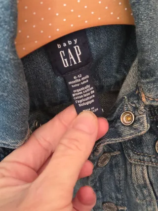 Chaqueta tejana Gap baby 6-12 meses