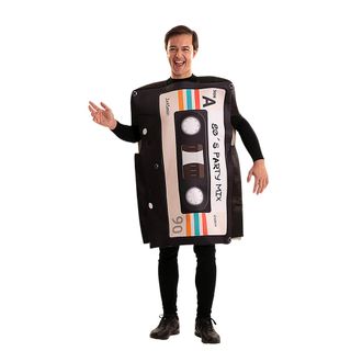 Disfraz Cassette Fiesta 80s Talla Única
