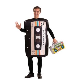 Disfraz Cassette Fiesta 80s Talla Única