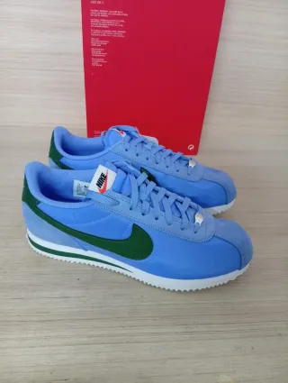 Nike Cortez Blu/Verde Tg 44.5 Nuove