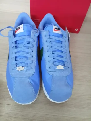 Nike Cortez Blu/Verde Tg 44.5 Nuove