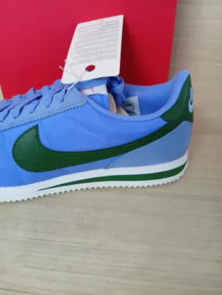 Nike Cortez Blu/Verde Tg 44.5 Nuove