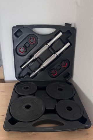 Kit Mancuernas 20kg con Maletín