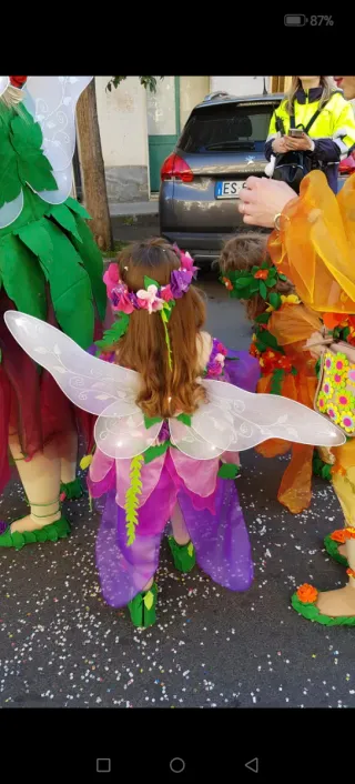 Vestito Carnevale Fatina Bambina 3 4 anni