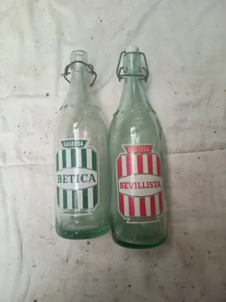 2 Botellas Gaseosa Betica Sevillista